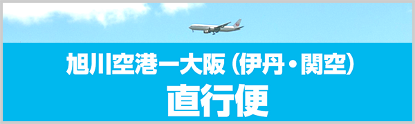 今夏の旭川空港－大阪（伊丹空港・関西空港）直行便