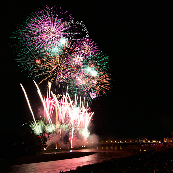 旭川夏祭り2016の打ち上げ花火