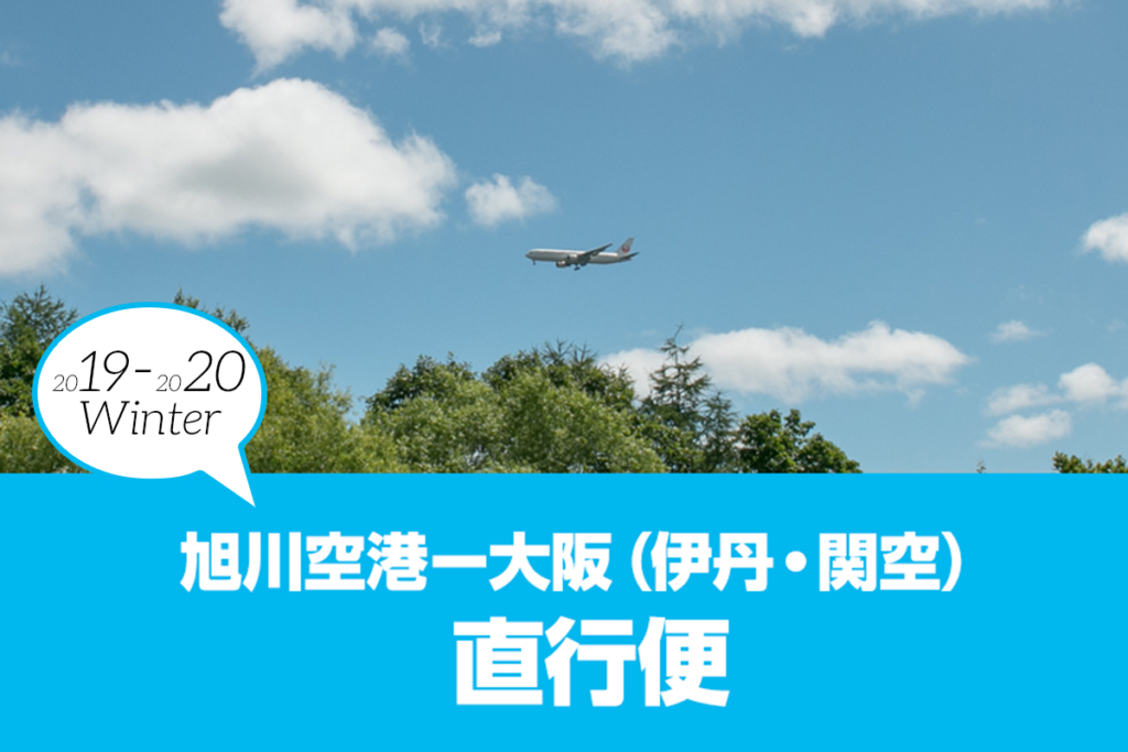 19年冬の旭川空港 大阪 伊丹空港 関西空港 直行便 北海道旭川市で暮らしてみたら